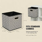 Household Essentials Foldable Fabric Storage Cubes 6-Pack – 11x11x11 Stackable - Image 7