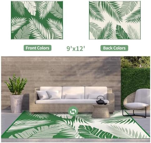 GENIMO Outdoor Rug, Waterproof Plastic Rugs - Image 2