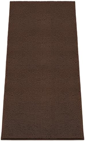 Absorbent Dog Door Mat for Muddy Paws, Trap Dirt Front Door Mat Indoor Entrance by HOMEK