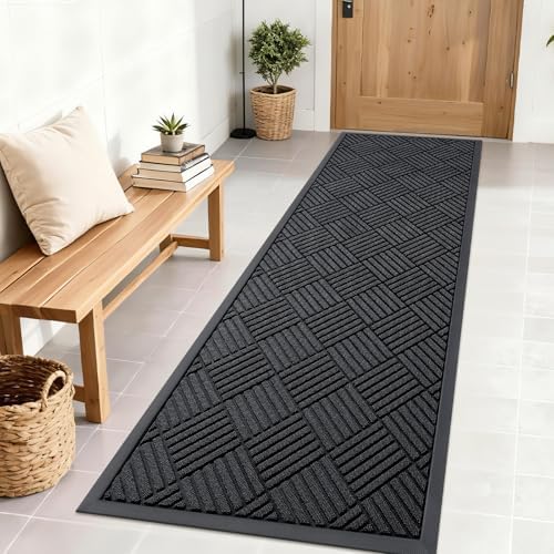 OLANLY Front Door Mat Outside Entrance 71x23, Waterproof Heavy-Duty Doormat by OLANLY