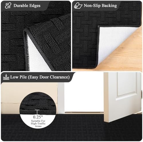 Ileading Indoor Door Mat 3x5ft, Absorbent Muddy Mats - Image 3