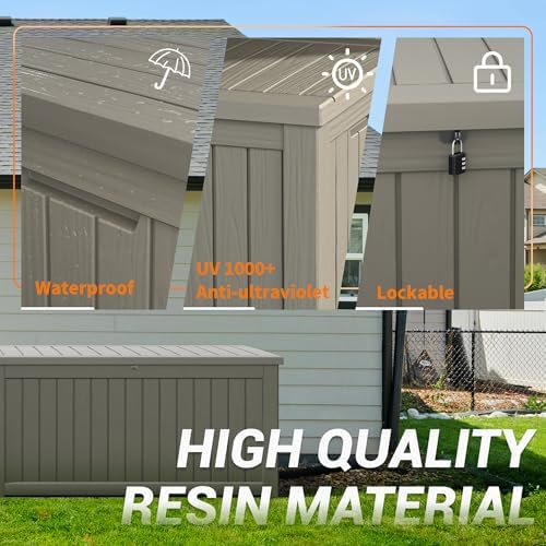 Outdoor Storage Box Waterproof, 280 Gallon Deck Box - Image 5