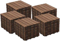 Yaheetech 55PCS Interlocking Deck Tiles Outdoor Patio Floor by Yaheetech