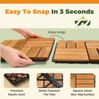 Jurax Interlocking Wood Deck Tiles - Image 5