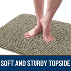 OLANLY Dog Door Mat for Muddy Paws 24x16, Super Absorbent Chenille Mud Mat - Image 4