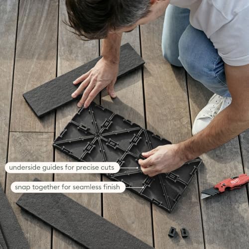 Veradek Outdoor Flooring Series Deck Tiles | Durable Interlocking Deck Tiles - Image 4