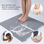 12PCS Interlocking Drainage Mat, Cushioning Floor Tiles Mats - Image 5