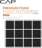 CAP Puzzle Exercise Mats | 1/2” Thick EVA Interlocking Foam Tiles - Image 2