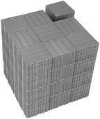 432 PCS Plastic Interlocking Deck Tiles by SkillMaid