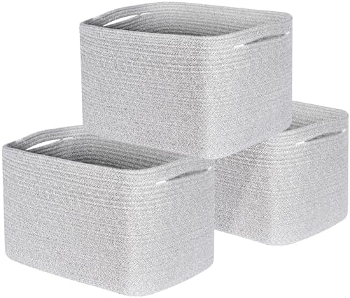 MINTWOOD Design 3-Pack Decorative Woven Storage Baskets by MINTWOODDesign