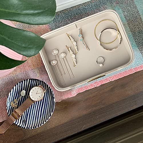 SANZIE Leather Tray Organizer, Valet Tray Key Bowl - Image 6