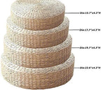 HUAWELL 2 Pack Super Bigger Size Tatami Floor Pillow Sitting Cushion, Round - Image 2