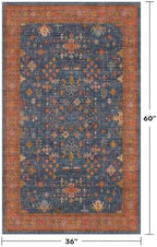 Large 3x5 Kitchen Rug Non Slip Machine Washable, Throw Rugs - Image 2