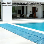 50 PCS Drainage Interlocking Tiles Bulk 11.8'' x 11.8'' Modular Interlocking - Image 4