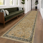 Hazo Haus Boho Washable 3x16 Extra Long Hallway Runner Rug, Large Kitchen Floor by HazoHaus