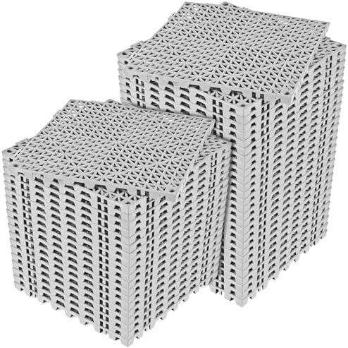 ToLanbbt Modular Interlocking Cushion 48P 11.8" x 11.8" Interlocking Rubber by ToLanbbt