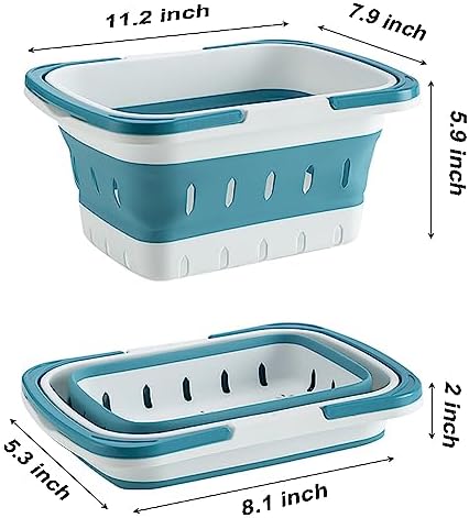 Plastic Caddy for Cleaning Supplies Products, Storage Collapsible Basket - Image 2