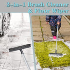 Floor Scrub Brush for Cleaning Bathroom, Garage and Deck - Image 6