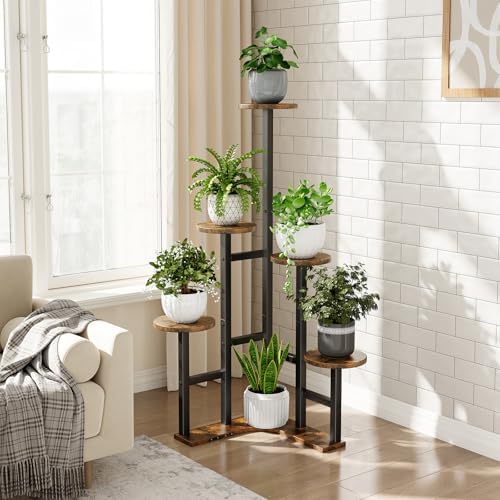 Yzosvki Corner Plant Stand Indoor 6 Tiered Corner Plant Shelf - Image 2