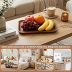 11.8" x 7.8" Wood Serving Tray - Image 4