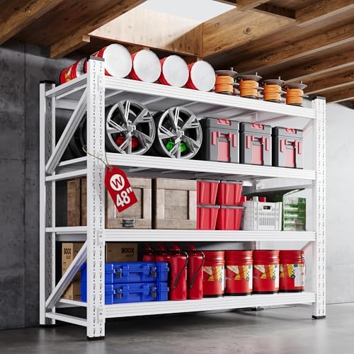 48” Wide Heavy Duty Metal Garage Shelving by AFAIF