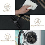 Easy Jute Outdoor Mats for Front Door, 2x3 Small Washable Kitchen Rugs - Image 5