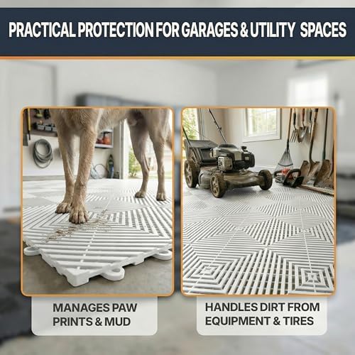 Nitro Tiles Vented by FlooringInc 12" x 12" Interlocking Garage Floor Tiles - Image 6