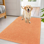 OLANLY Dog Door Mat for Muddy Paws 44x32, Super Absorbent Chenille Mud Mat by OLANLY