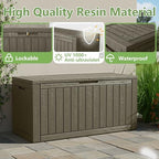 Outdoor Storage Box Waterproof, 150 Gallon Deck Box - Image 3
