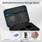 Proijeut Card Deck Box with Portable Case, 6 Pack Clear Commander Deck Box with - Image 7