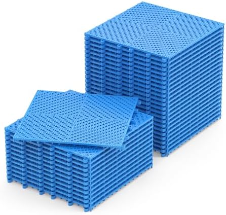 Jocoevol 36-Pcs Interlocking Tile, Indoor/Outdoor Drainage Interlocking Floor by JOCOEVOL