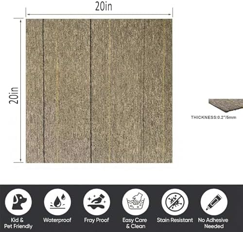 Self-Adhesive Carpet Tiles 20"x20" – Peel & Stick Flooring - Image 2