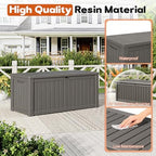 Outdoor Storage Box, Resin Deck Boxes Indoor and outdoor, Waterproof Storage - Image 4