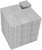 432 PCS Plastic Interlocking Deck Tiles by SkillMaid