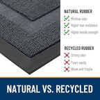 OLANLY Front Door Mat Outside 59x34, All-Season Heavy-Duty Rubber Doormat - Image 3