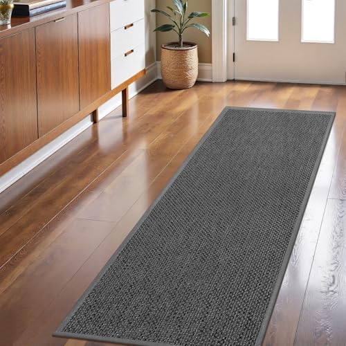 LEKEEPGO Long Door Mat 24"x59", Non Slip Washable Hallway Doormats by LEKEEPGO