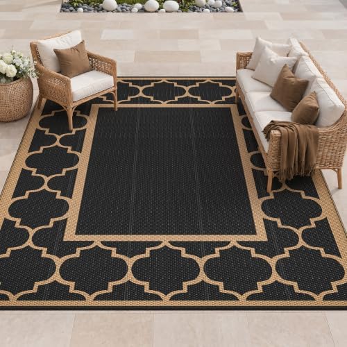 GENIMO Outdoor Rug, Waterproof Plastic Rugs by GENIMO