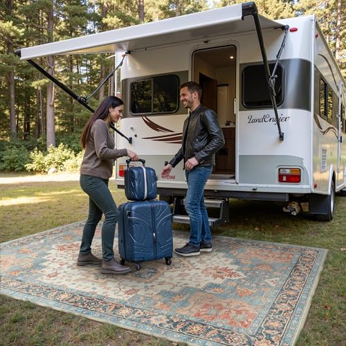 GENIMO Indoor Outdoor Rug, Washable - Image 4