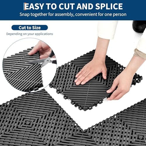 Interlocking Floor Tiles 100 Pack 12"X12" Waterproof Modular Cushion Mats - Image 4
