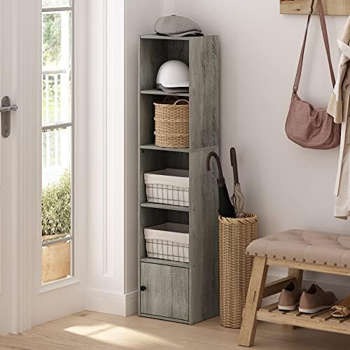 Furinno LUDER Book Shelf, 5-Tier Modern Bookshelf, Bookcase - Image 5