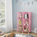 HOMIDEC 6-Cube Storage Shelf, Storage Bookcase Bookshelf - Image 2