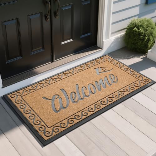 Yimobra Welcome Mat, Heavy Duty Sturdy Door Mats by Yimobra