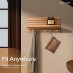 Rebee Vision Cedar Wood Key Holder Wall Mount - Image 5