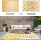GENIMO Outdoor Rug, Waterproof Plastic Rugs - Image 3