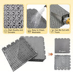 Wibeelee 14 PCS Interlocking Outdoor Playhouse Mats 36 X 48 Inches Waterproof - Image 4