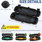2 Pack Outdoor Extension Cord Safety Cover, Waterproof - Image 2