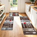 Kitchen Rugs Set 3 Piece, Non Slip Kitchen Mat - Image 4