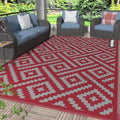 GENIMO Outdoor Rug, Waterproof Plastic Rugs by GENIMO