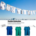 Retractable Clothesline Kit, Wall Mounted Automatic Folding Laundry Rack - Image 2
