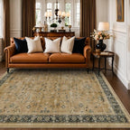 Traditional Washable 6x8 Area Rug by HazoHaus